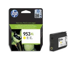 Cartouche hp 953xl jet d'encre f6u18ae couleur jaune 1450p