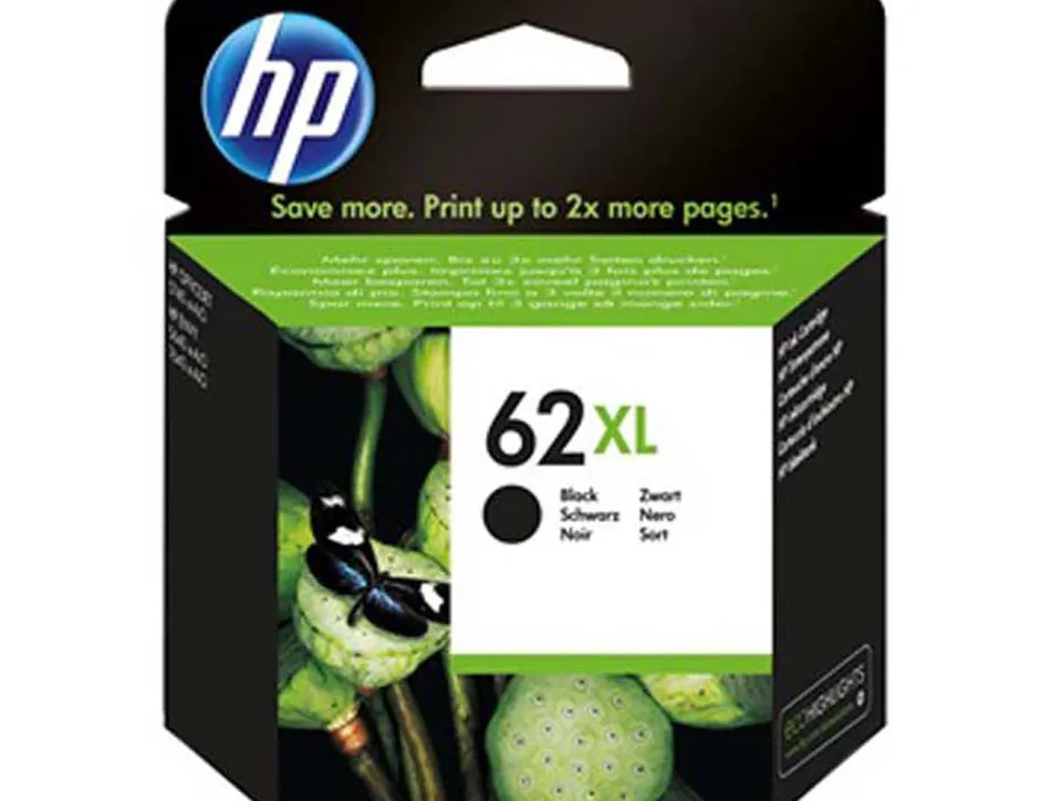 Cartouche hp 62xl jet d'encre noir haute capacité 600p