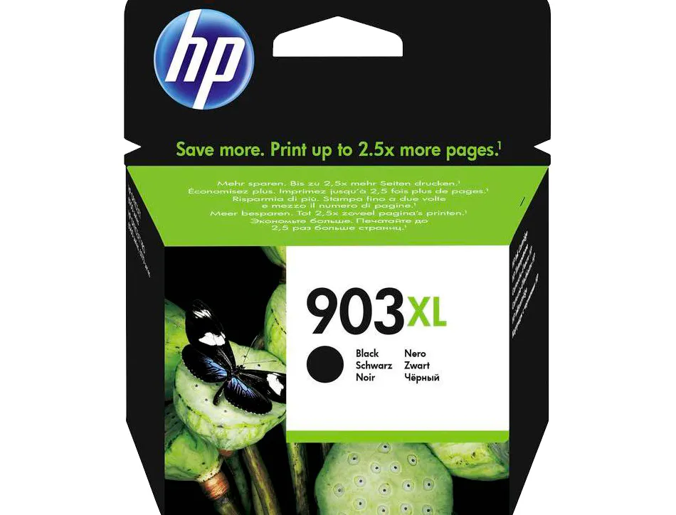 Cartouche hp 903xl jet d'encre t6m15ae couleur noir 800p