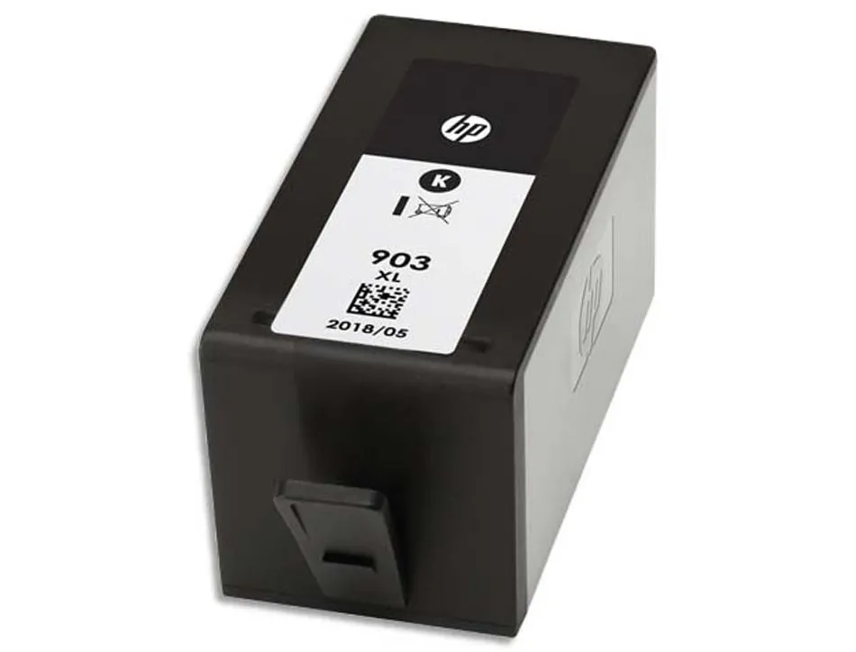 Cartouche hp 903xl jet d'encre t6m15ae couleur noir 800p
