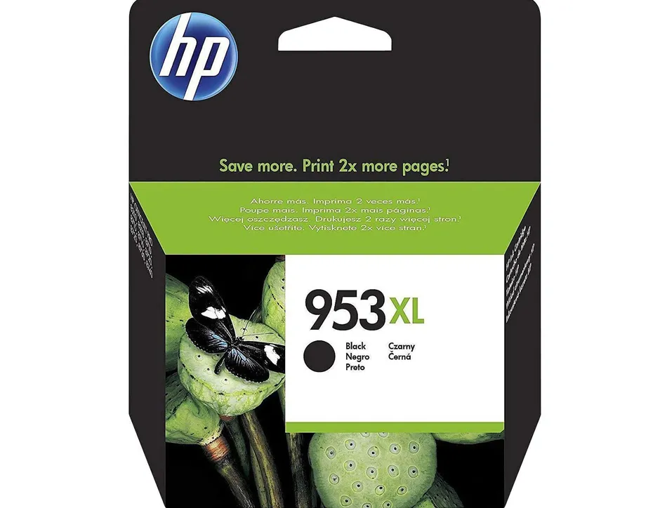 Cartouche hp 953xl jet d'encre l0s70ae couleur noir 2000p