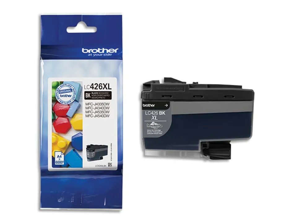 Cartouche jet d encre brother lc426xlbk noir
