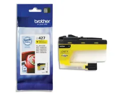 Cartouche jet d'encre brother lc427y 1500 page couleur jaune