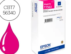 Cartouche jet encre epson t7562 hc original c13t75624010 couleur magenta