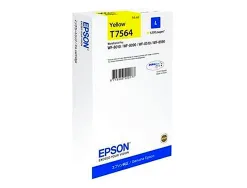 Cartouche jet encre epson t7563 hc original c13t75634010 couleur jaune