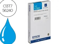 Cartouche jet encre epson t7561 hc original c13t75614010 couleur cyan