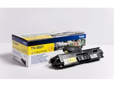 Cartouche laser brother tn900y couleur jaune 6000 pag