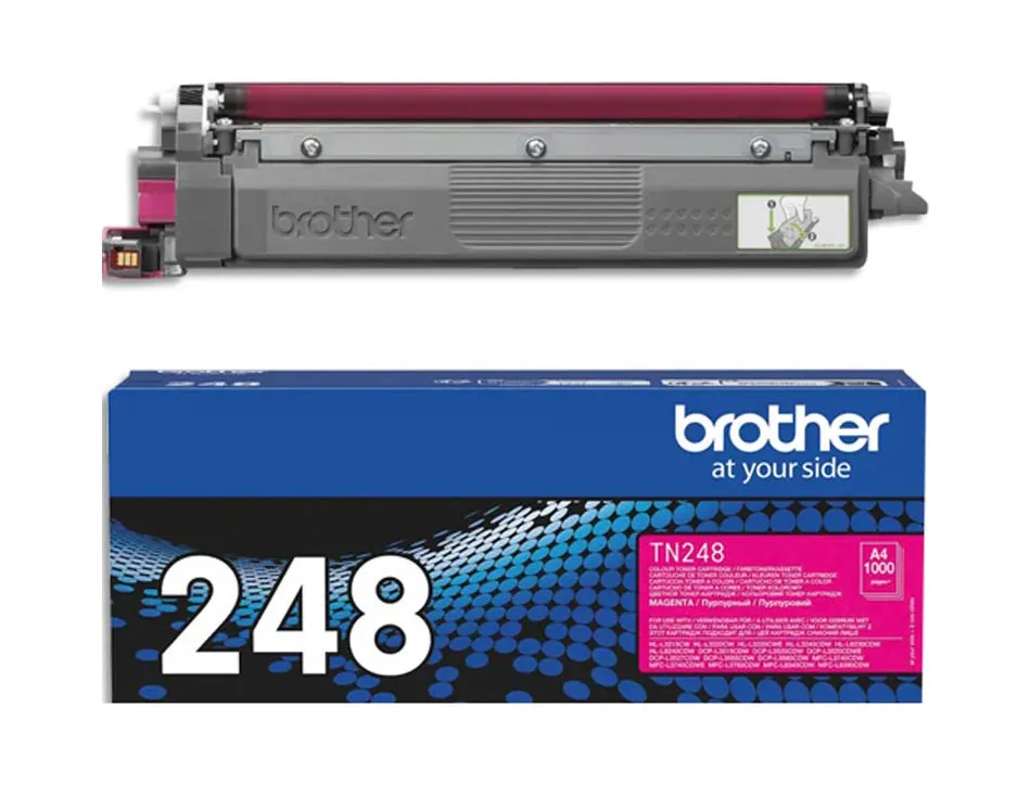 Cartouche laser brother tn-248 magenta standard 1000 pages