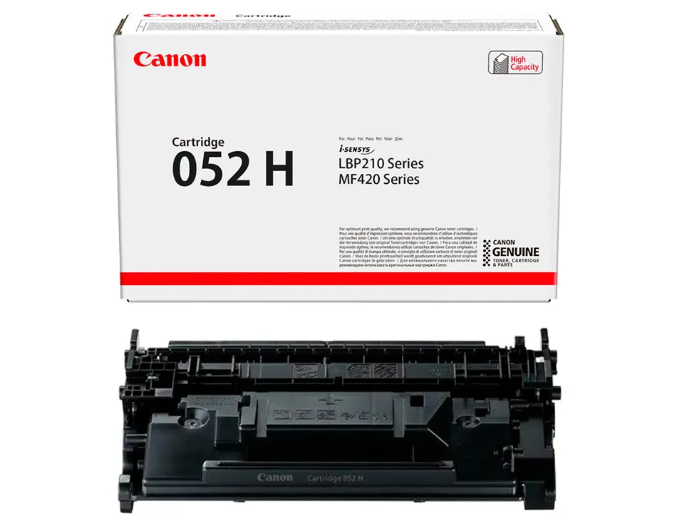 Cartouche laser canon crg 052h couleur noir 9 200 pag