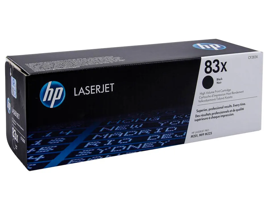 Cartouche laser hp cf283x couleur noir 2200 pag