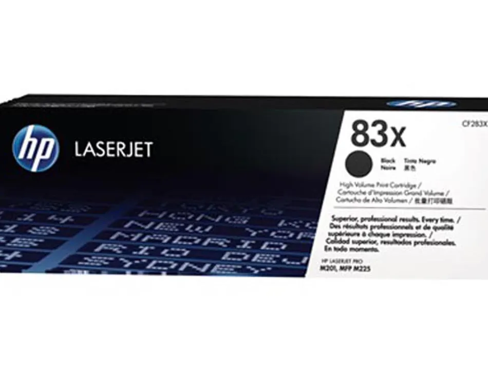 Cartouche laser hp cf283x couleur noir 2200 pag