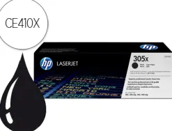Cartouche laser hp 305x couleur noir 4000 pag