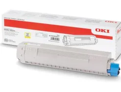 Cartouche laser oki mc853/873 couleur jaune 7000pag