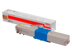 Cartouche oki mc332/c300series couleur jaune 1500 pag