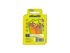 Cartouche olivetti jet d'encre 84436 3 couleurs cyan magenta jaune 150p