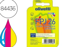 Cartouche olivetti jet d'encre 84436 3 couleurs cyan magenta jaune 150p