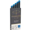 Cartouche parker quink longue encre bleue effaçable étui 5 unités