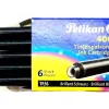 Cartouche pelikan courte standard noir étui 6 unités