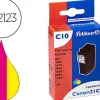 Cartouche pelikan jet d'encre compatible imprimantes canon bci21c encre 3 couleurs cyan magenta jaune