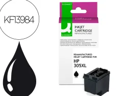 Cartouche q-connect jet d'encre compatible hp 305xl 650p couleur noir