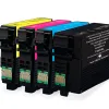 Cartouche q-connect jet d'encre compatible epson 34xl couleur noir/cyan/magenta/jaune pack