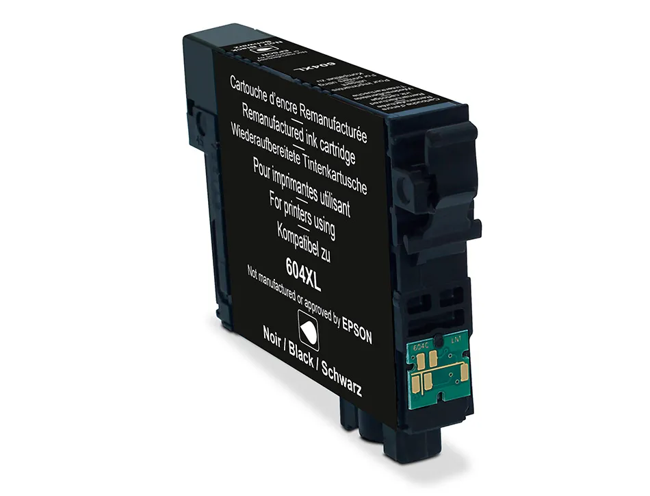 Cartouche q-connect jet d'encre compatible epson 604xl 700p couleur noir
