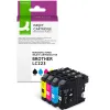 Cartouche q-connect jet d'encre compatible brother lc223 coloris noir/cyan/magenta/jaune pack