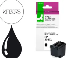 Cartouche q-connect jet d'encre compatible hp 301xl 550p couleur noir