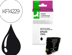 Cartouche q-connect jet d'encre compatible epson 29xl 550p couleur noir