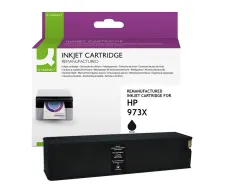 Cartouche q-connect jet d'encre compatible hp 973x 13500p coloris noir