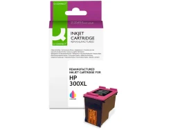 Cartouche q-connect jet d'encre compatible hp 300xl 440p couleur cyan/magenta/jaune