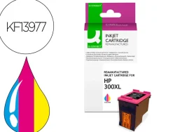 Cartouche q-connect jet d'encre compatible hp 300xl 440p couleur cyan/magenta/jaune
