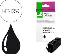 Cartouche q-connect jet d'encre compatible canon pgi-580xxl 700p couleur noir
