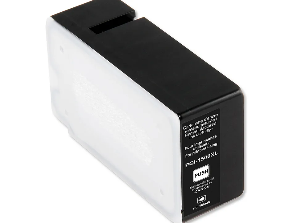 Cartouche q-connect jet d'encre compatible canon pgi-1500xl 1400p coloris noir
