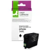 Cartouche q-connect jet d'encre compatible epson 34xl 1100p couleur noir