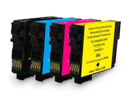 Cartouche q-connect jet d'encre compatible epson 29xl couleur noir/cyan/magenta/jaune pack