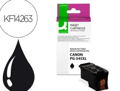 Cartouche q-connect jet d'encre compatible canon pg-545xl 400p couleur noir