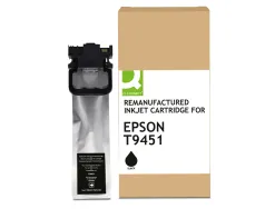 Cartouche q-connect jet d'encre compatible epson t945 6800p coloris noir