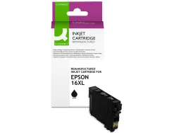 Cartouche q-connect jet d'encre compatible epson 16xl 500p couleur noir