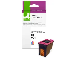 Cartouche q-connect jet d'encre compatible hp 901 400p couleur cyan/magenta/jaune
