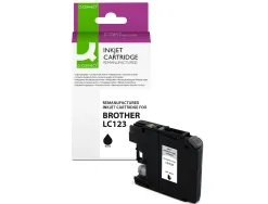 Cartouche q-connect jet d'encre compatible brother lc123 700p couleur noir