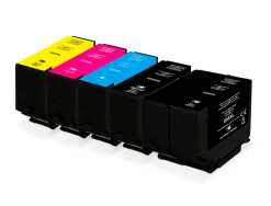 Cartouche q-connect jet d'encre compatible epson 202xl couleur noir/cyan/magenta/jaune pack
