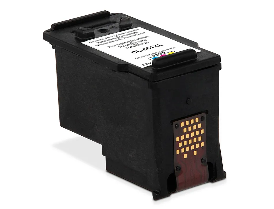 Cartouche q-connect jet d'encre compatible canon cl-561xl 600p couleur cyan/magenta/jaune