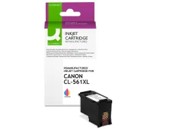 Cartouche q-connect jet d'encre compatible canon cl-561xl 600p couleur cyan/magenta/jaune