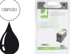 Cartouche q-connect jet d'encre compatible imprimantes canon 50 pg50 couleur noir 510p