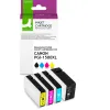 Cartouche q-connect jet d'encre compatible canon pgi-1500xl coloris noir/cyan/magenta/jaune pack