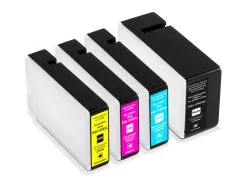 Cartouche q-connect jet d'encre compatible canon pgi-1500xl coloris noir/cyan/magenta/jaune pack