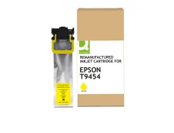 Cartouche q-connect jet d'encre compatible epson t945 6800p coloris jaune