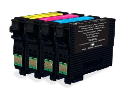 Cartouche q-connect jet d'encre compatible epson 502xl couleur noir/cyan/magenta/jaune pack
