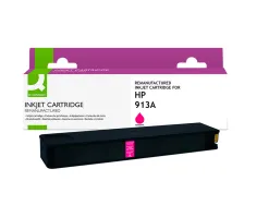 Cartouche q-connect jet d'encre compatible hp913a 3200p coloris magenta